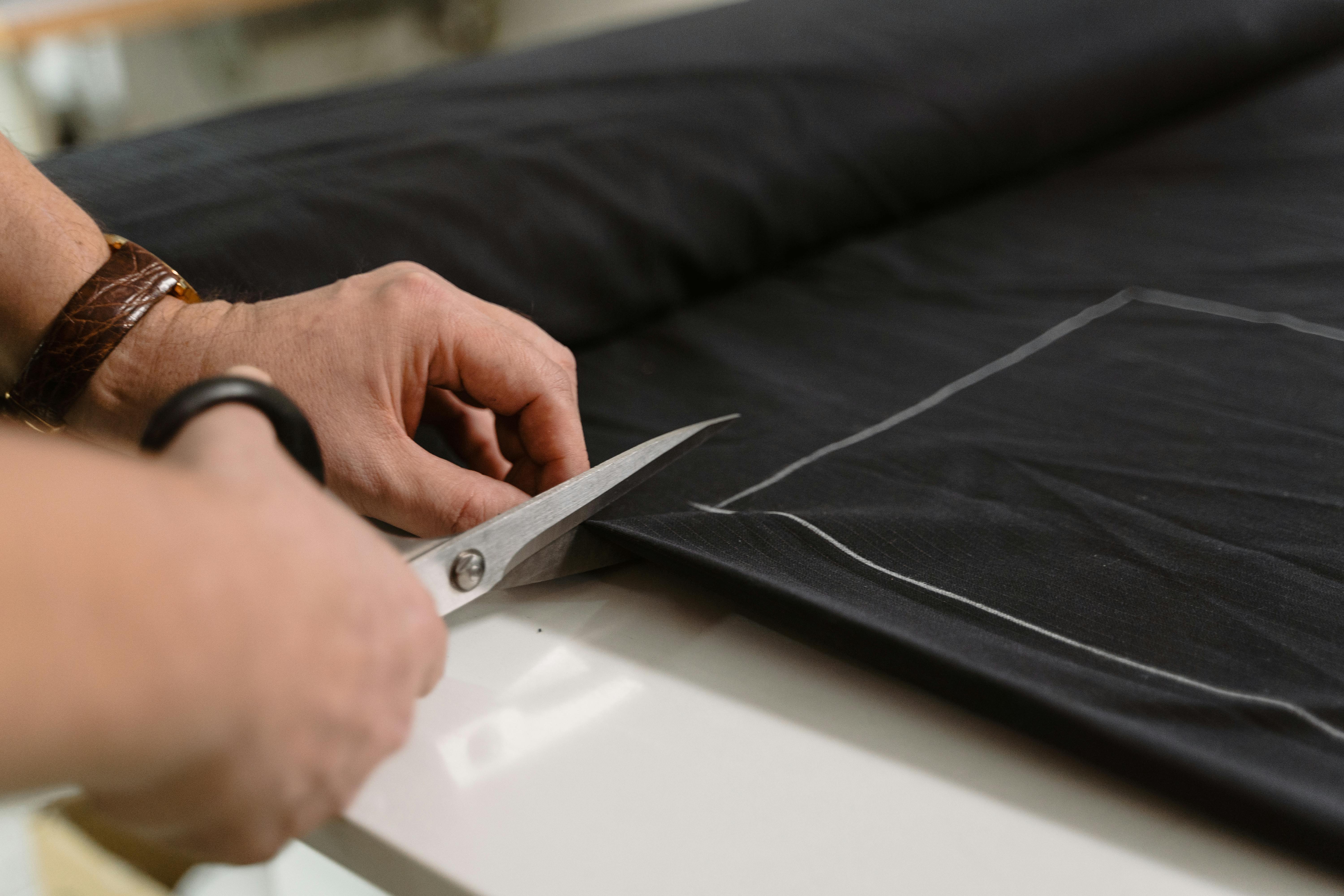Fabric cutting and preparation